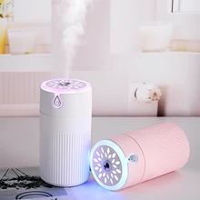 420 мл увлажнитель воздуха с крутым листом USB диффузор эфирного масла для дома и офиса ароматерапия Humidificador Difusor светодиодный ночник