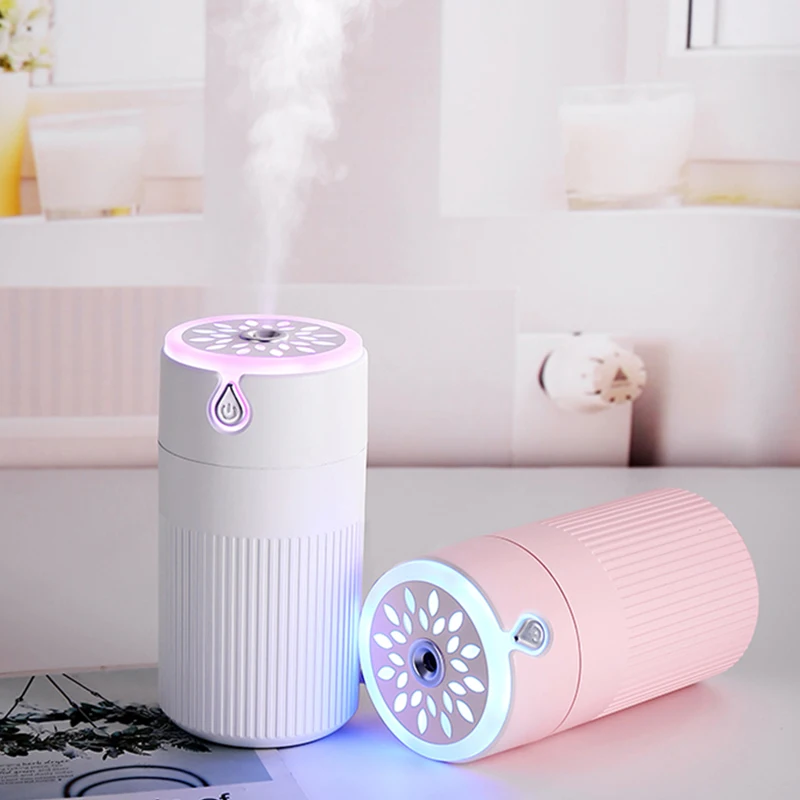 420ml Cool Leaf Air Humidifier USB Essential Oil Diffuser For Home Office Aromatherapy Humidificado