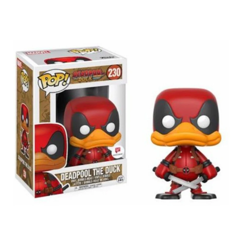 Funko pop игрушки Deadpool для детей куклы модель Фигурка Коллекционная модель игрушки для детей подарок - Цвет: 230 With box