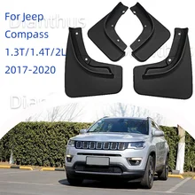 Für Jeep Kompass 1,3 T/1,4 T/2L 2017 2018 2019 2020 Auto Kotflügel Anti-splash Anti-Fouling Vorne Hinten Kotflügel Zubehör