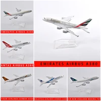 JASON TUTU 16cm Airbus A320 Airplane Model Plane Model Boeing 777 Aircraft Diecast Metal 1/400 Scale Planes Factory Dropshipping 1