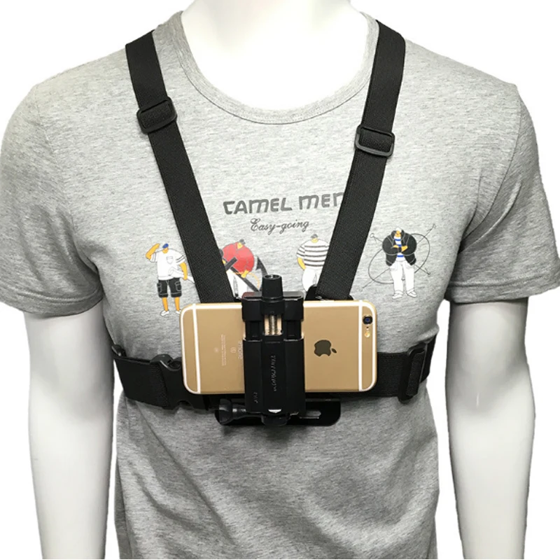 Универсальный держатель для телефона на ремешке, нагрудный ремень/пояс для оголовья/рюкзак, зажим для телефона, кронштейн для iPhone x 8 7plus 6 huawei