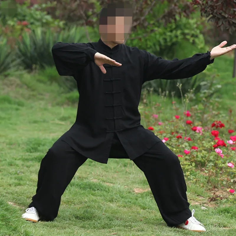 

Hotsale Tai chi Uniform Cotton 5 Colors High Quality Wushu Kung fu Clothing Kids Adults Martial arts Wing Chun Suit