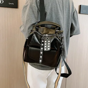 

vintage women backpack Female 2020 new Korean Luxury designer ladies school bag fashion shoulder bag large travel bag rucksack