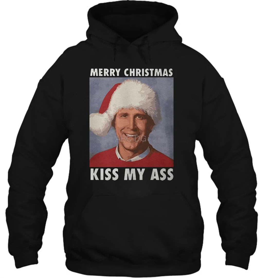 Мужская толстовка с капюшоном для женщин и мужчин свитер надписью Merry Christmas Kiss My Ass