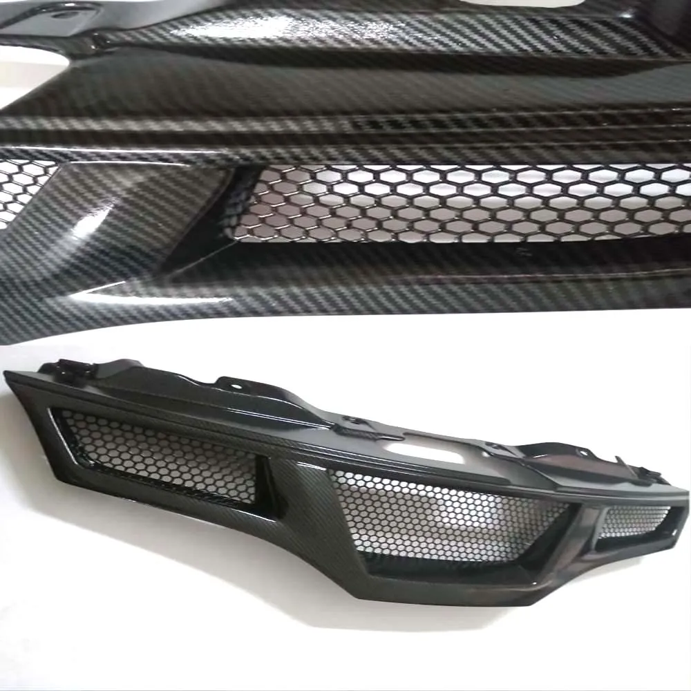 Черная передняя решетка радиатора из углеродного волокна подходит для Nissan NV200