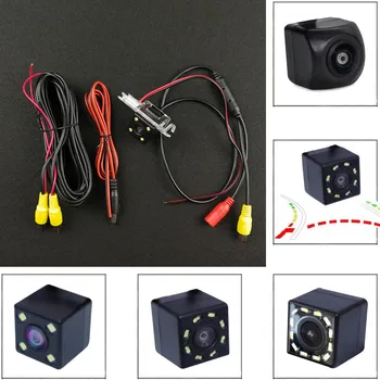 

For Ford Mondeo Focus Hatchback Fiesta S-Max S Max 2010 2011 Kuga CCD Fisheye 4 8 12 LED Night Vision Parking Rear Camera