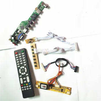 

For LM190WX1-TLH1/TLK1 2CCFL 30Pin LVDS T.V53 controller board VGA HDMI AV USB RF Remote+Inverter+keyboard LCD display panel Kit