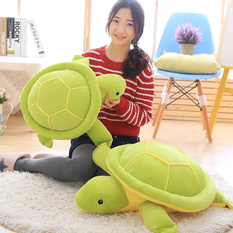 

And Soft down Cotton Turtle Pillow Large Size Turtles pa zhen Turtle Toy Doll