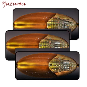 

Yuzuoan Golden Bird Nest Night View Large Mouse Mat Natural Rubber Anti-skid Speed Comfort Control Game Player Mouse Pad Custom