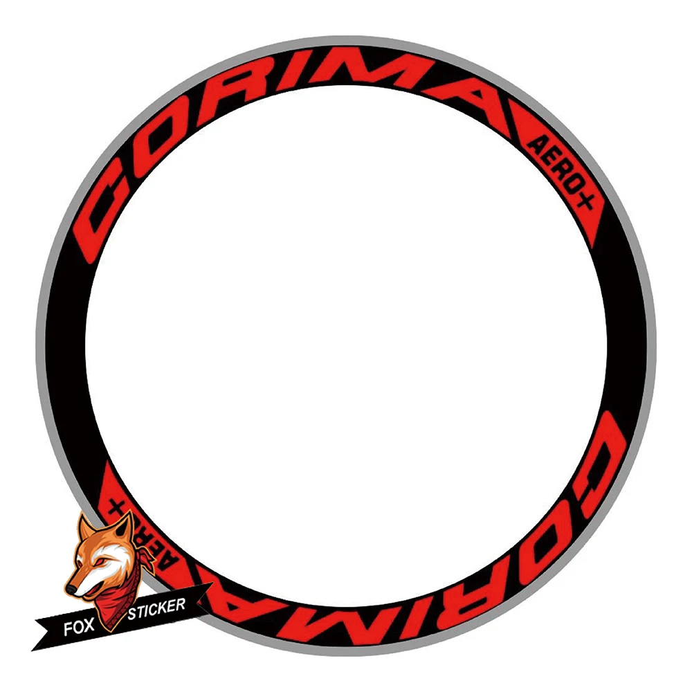 700c road bicycle carbon wheelset sticker 30/38/40/50/55/60/80/88mm brand road bicycle wheels sticker