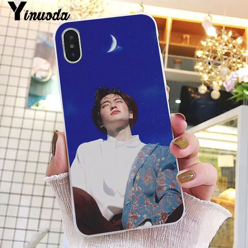 Yinuoda KPOP корейский красивый мальчик NCT шаблон телефон чехол для iPhone 8 7 6 6S Plus X XS MAX 5 5S SE XR 10 Чехлы 11 pro max