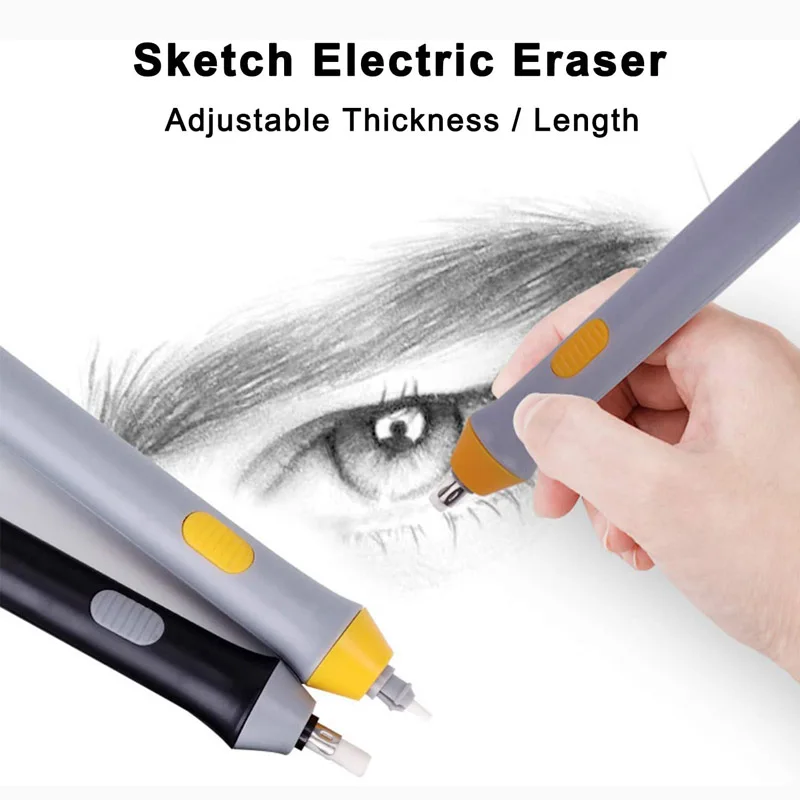 Tenwin Electric Eraser,Battery Operated Pencil Eraser Kit for Artists, Sketching, Drafting, Drawing, School Kids Stationery