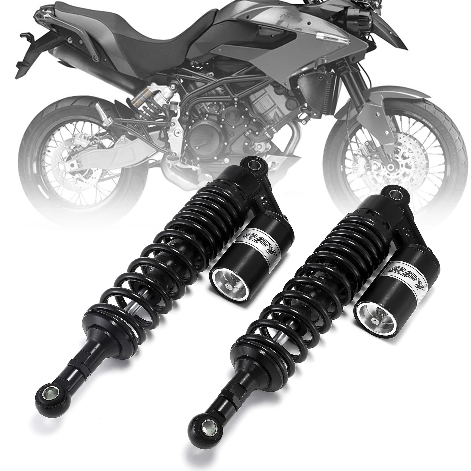 360mm 14.17 inch Motorcycle Rear Air Shock Absorbers Suspension For Dirt Bike Motor ATV Quad D15