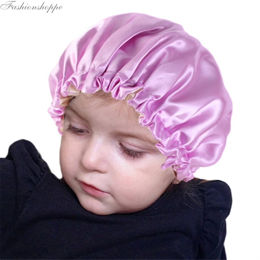 baby silk hair bonnet