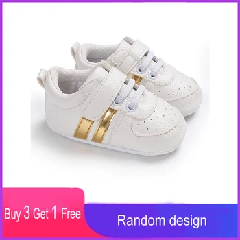 

Girls Boys Children Striped Canvas Shoes Casual Soft Shallow Kids Toddler Baby Flats Spring Autumn Newborn Infant First Walkers