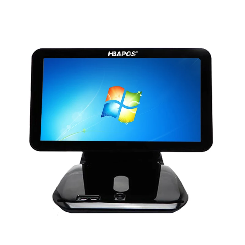 US $285.56 POS System Terminal Machine 15 Touch Screen LCD Monitor Display with Small Customer Display Cash Register for retails