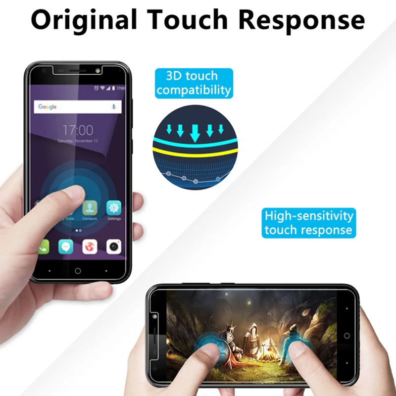Закаленное стекло 9H HD для ZTE Blade S6 Plus S7 Высокопрочное Nubia X X3 X5 X7 X9 экрана zte D2