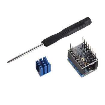 

TMC2100 V1.3 Stepper Motor Driver Super Silence Module with Driver Smoother Heat Sink Screwdriver 3D Printer Parts