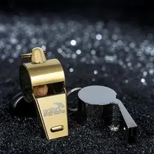 Рефери тренировочный Металлический Свисток большого объема для баскетбола, футбольного матча, свисток для спорта на открытом воздухе, военный тренировочный свисток