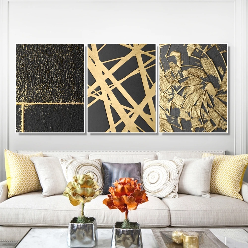 3 шт. абстрактные настенные картины и каллиграфия | Дом сад