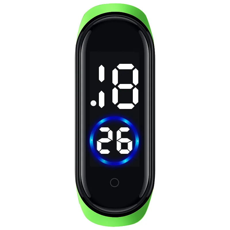 Цифровые часы водонепроницаемые женские сенсорные электронные цифровые светодиодные спортивные часы унисекс часы с силиконовым ремешком reloj digital mujer