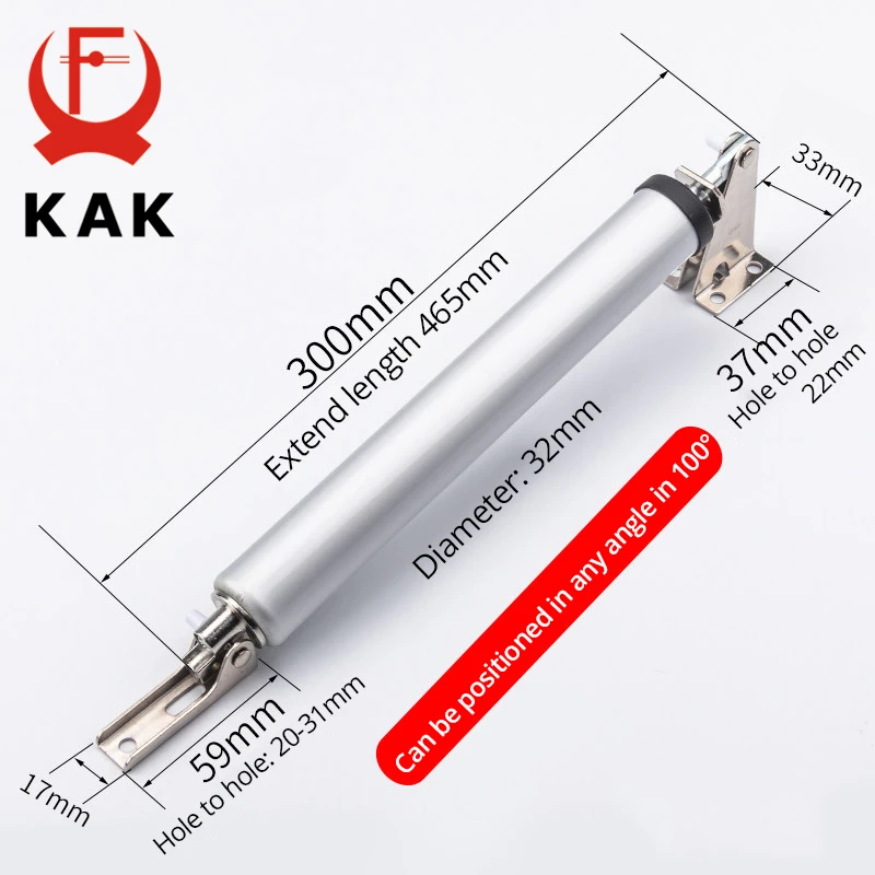 Door Closer KAK Pneumatic Automatic Door Closer 35KG Positioning Adjustable Speed Door Closing Equipment Mute Soft Closing Hardware