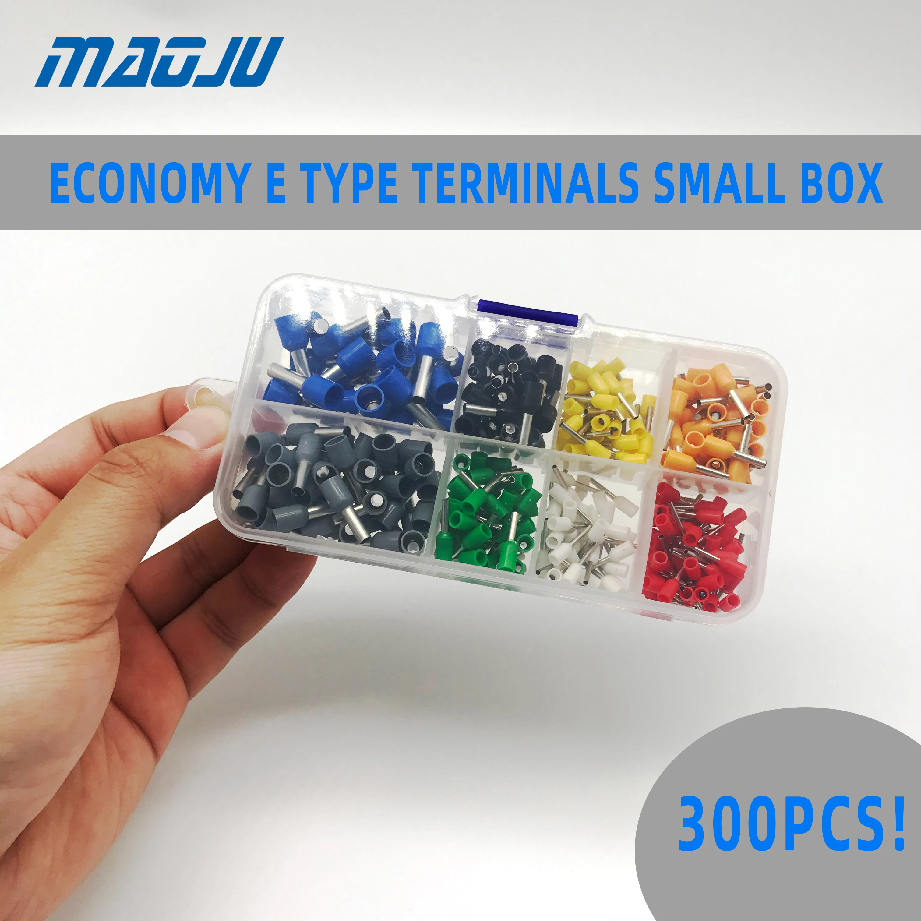 

300PCS combination E0508 E7508 E1008 E1508 E2508 Insulated Ferrules Cord End Terminal Wire Connector Electrical Crimp Terminator