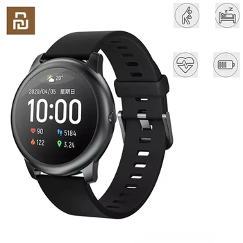 

2020 New Youpin Haylou Solar Smart Watch IP68 Waterproof Heart Rate Sleep Monitor Pedometer Multiple Sport Watch For Android iOS
