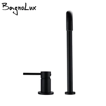 Современный стиль, смеситель для ванной комнаты, двойной держатель, одна ручка, фиксированный кран для раковины, горячий и холодный, 2 отверстия, смеситель для кухонной раковины