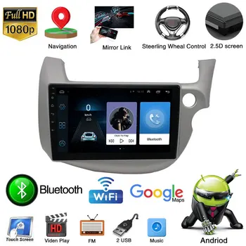 

1+16G Android 9.1 Car Radio Navigation GPS 2Din 10 Inch Touch-screen Multimedia Player for Honda Fit Right Rudder 2008-2013