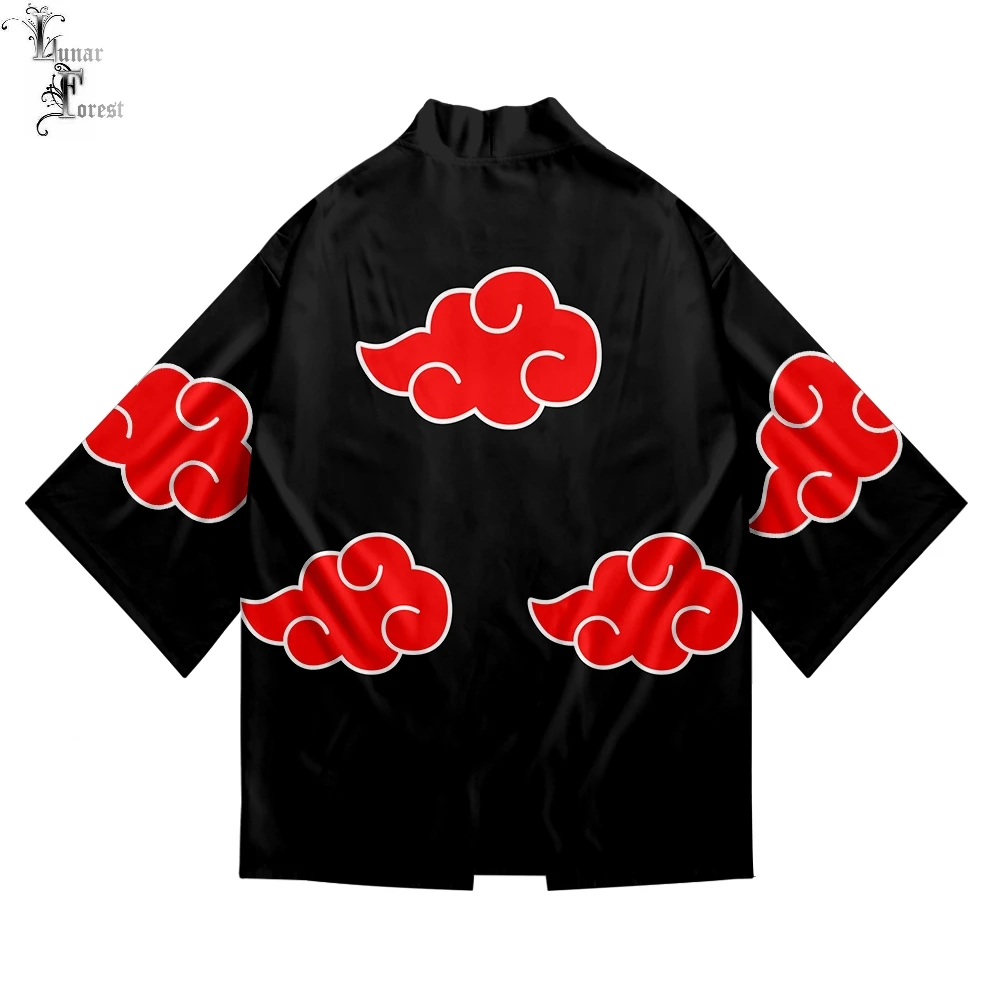 Аниме «Наруто» 3D печати японские кимоно Haori Yukata Косплэй Для женщин/Для мужчин модные летние Повседневное прохладный короткий рукав кардиган уличная 4XL
