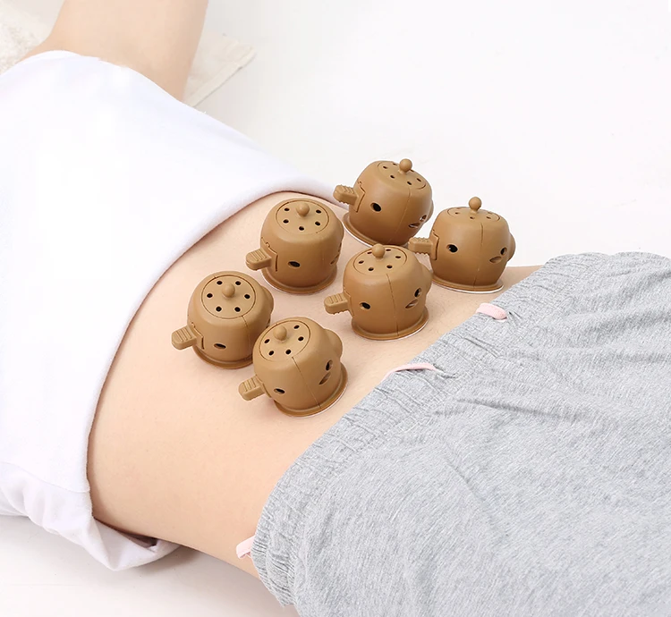HANRIVER 1pc Moxibustion Box Pot Tube Paste Replacement Moxa stick Body comfort Relax Acupuncture Soft Heat care Therapy Pain