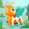 LED Toy Bee Toy Animal Shape Fun Plastic Electronic Cartoon Bee Toy for Infants Luminous Toys Kids Early Education Toys��