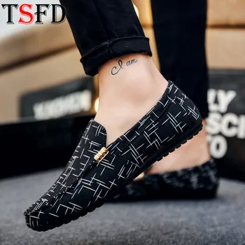 

Breathable Canvas Shoes Men Sneakers Fashion Mens Casual Shoes Loafers Men Round Toe Shoes Summer Simple Black Slip-on Shoes Y18