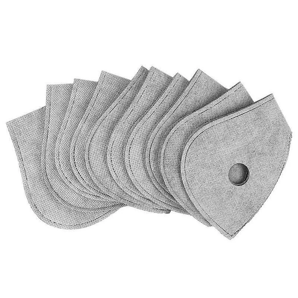 

10Pcs PM2.5 Protective Mask Filter 4 Layers Haze Dust Replaceable for Mouth Masks Outdoor Cycling VDX