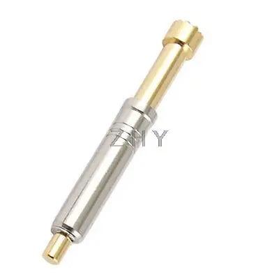 

50 Pcs 5mm Dia Serrated Tipped Spring Loaded Test Probe