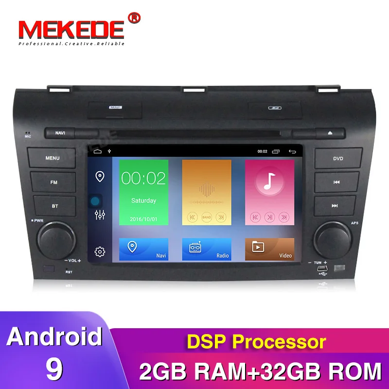 

New arrival!Built in DSP android 9.0 car gps dvd player for For Mazda3 Mazda 3 2004-2009 radio Multimedia WiFi BT carplay DAB