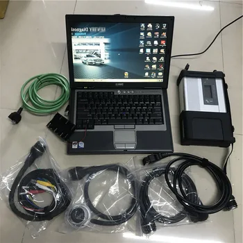 

2020.09 MB Star C5 Diagnostic Tool sd connect multiplexer with wifi function cables Full set newest software in D630 used laptop