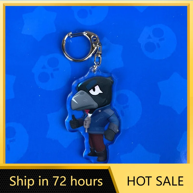 Cartoon Stars Game Crow Badges Car Keychain Leon Anime Cute Pins Backpacks Clother Decoration Brooches Christmas Kids | Украшения и