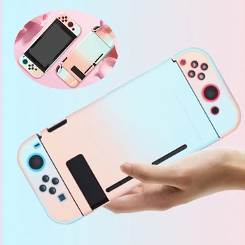 

Protective Hard Colorful Case Shell Compatible For Nintendo Switch Joy-con Lovely Gradient Protective Case Hard Shell Cover