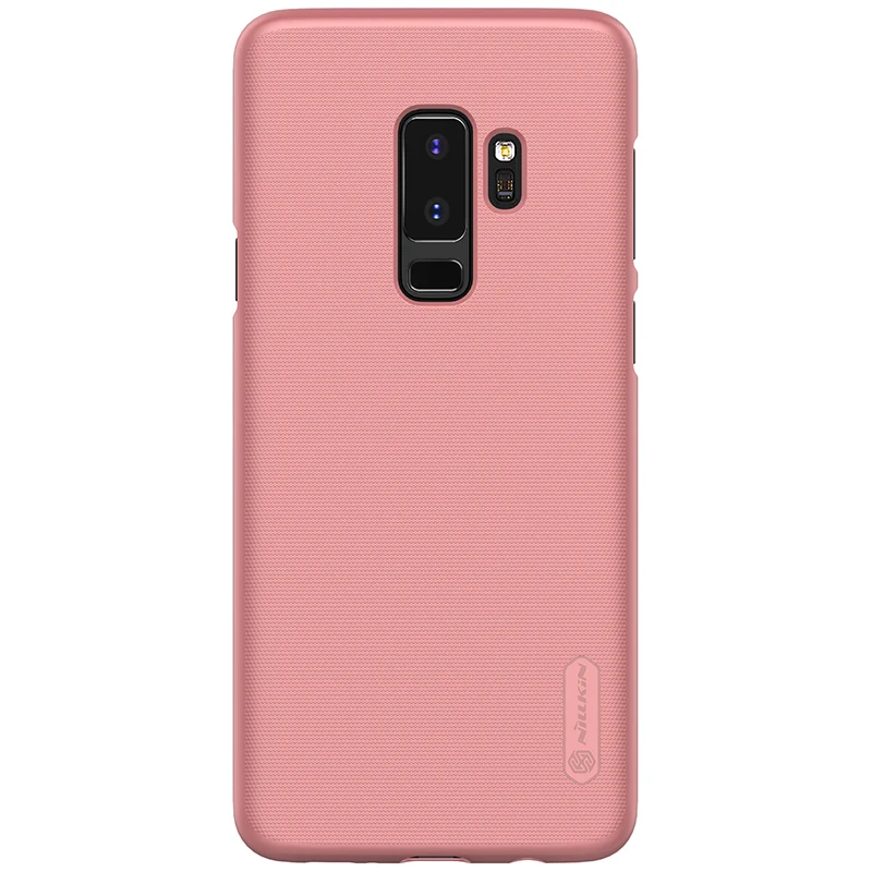 Чехол для samsung Galaxy S9 S8 S10 E Plus Note9 NILLKIN, суперматовая защитная задняя крышка для samsung S9 Note 8 9, Защитная пленка для экрана - Цвет: Rose Gold