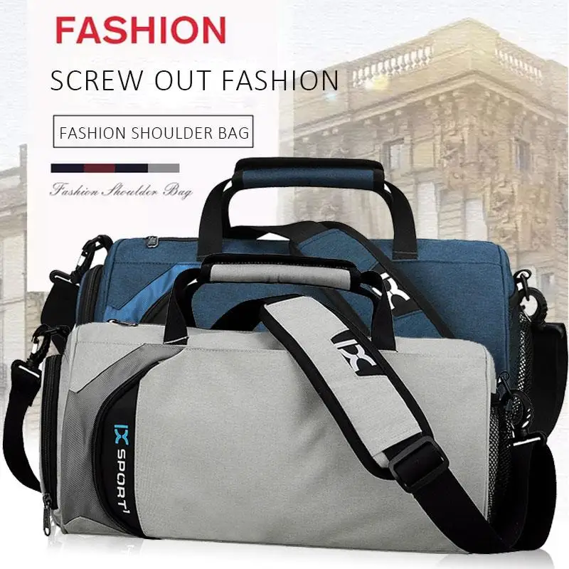 

Beautifully Yoga Bag Travel Bag Polyester Tote Backpack Women Business Handbag Durable Men Duffle 4 Color Gym Practical