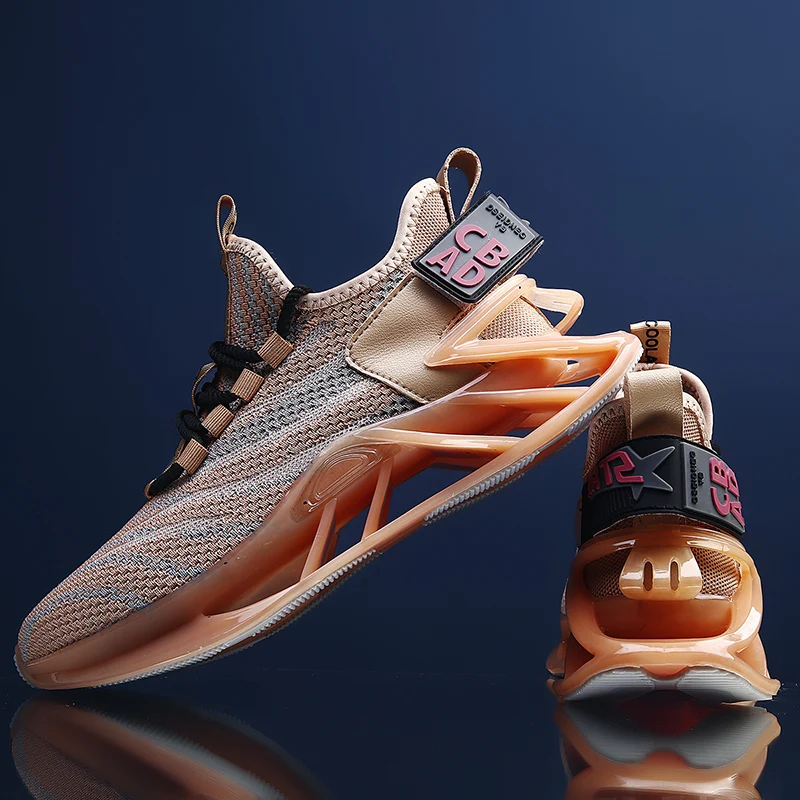 

Fashion casual men's sports shoes breathable mesh jogging shoes men's cushioning sports shoes outdoor comfortable casual shoes