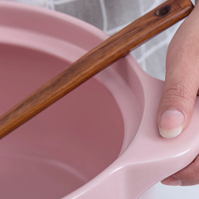 Розовая свинья высокая термостойкость кастрюля ручка керамическая плита кухонные принадлежности