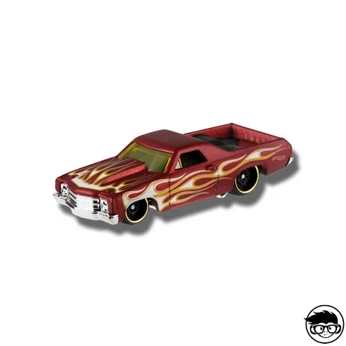 Hot Wheels '71 El Camino HW пламя 8/250 короткая карта