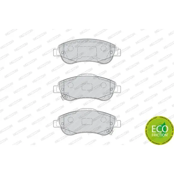 Колодки дисковые п.\ Honda CR-V 2.0/2.2D/2.4 06 FERODO FDB4228