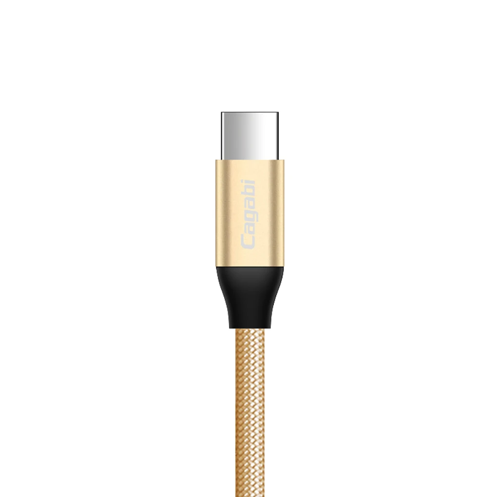Cagabi 2,4 в настоящее время быстрой зарядки Quick данных Передача USB Тип-C кабель феррита Нержавеющая сталь разъем
