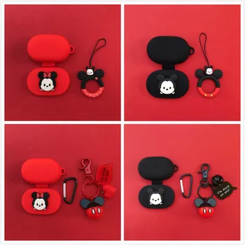 

Cartoon Key Ring Cute Cover For Airdots Case For Xiaomi Redmi Airdots Youth Soft Silicone Protective Shell Charging box