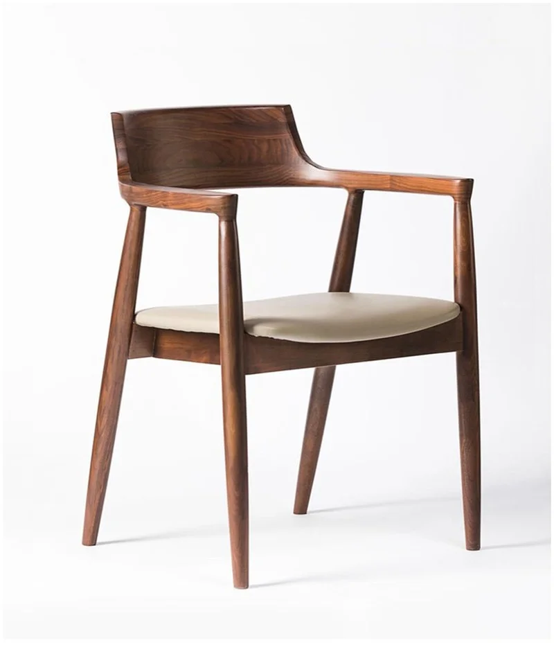 Severská celistvý dřevo jídelní židle prezident kennedy židle hirošima židle kavárna restaurace konferenční židle jednoduchý záda židle